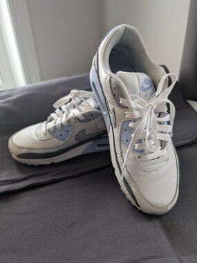 Nike Womens Air Max 90 'Blissful Blue' - Worn - Very Good Condition - Size:  8.5